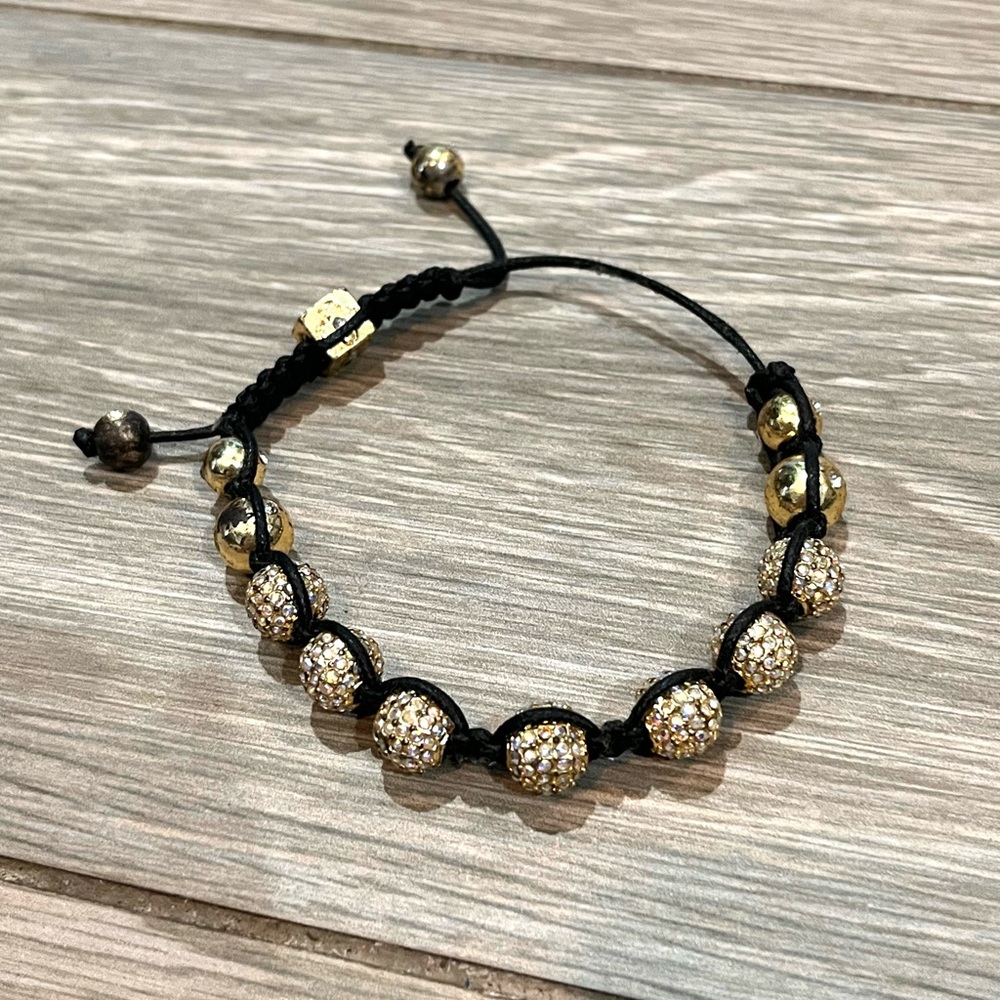 Gianni Fine Gold and Diamond Studded Bracelet